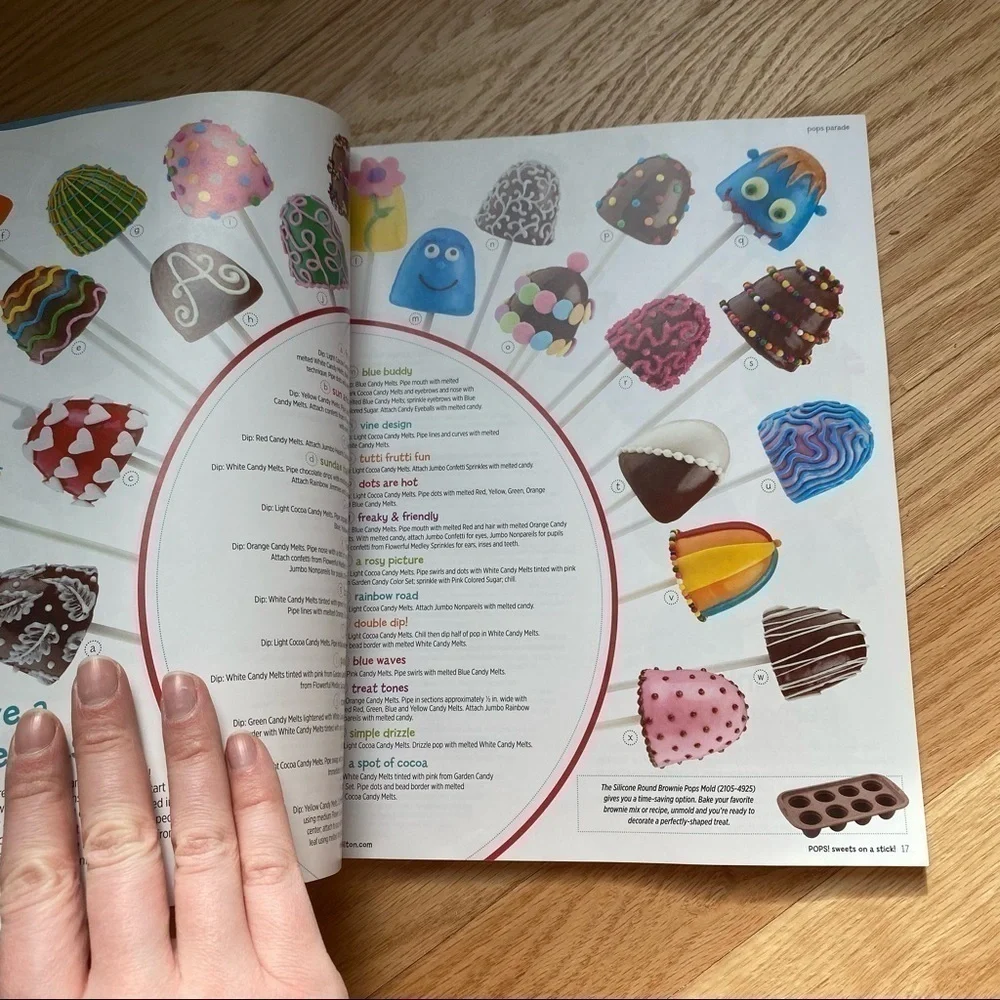 Wilson Pops! Sweets on a Stick Book Cake Pop Designs Kids Baking Craft
